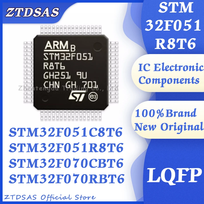 STM32F051C8T6 STM32F051R8T6 STM32F070CBT6 STM32F070RBT6 STM32F051 STM32F070 STM32F STM32 STM IC MCU Chip