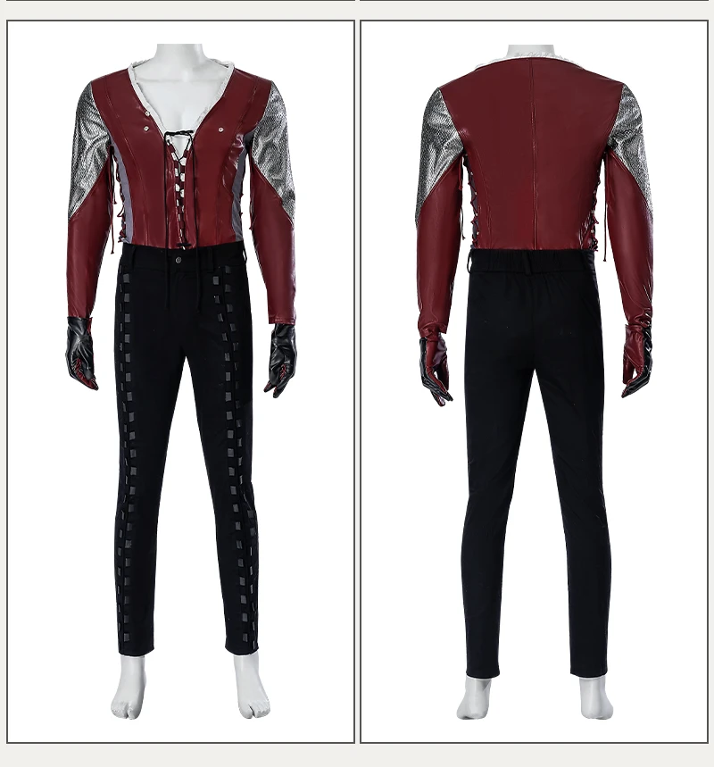 FF جديد كلايف روزفيلد تأثيري حلي هالوين عيد الميلاد دور اللعب الهزلي مخصص Mooyiyi F16 الملمس مكون زي