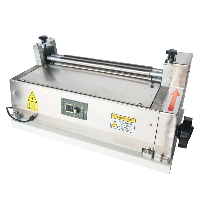 for JS-380A Desktop Speed Adjustable White Glue Paper Machine A3 Small Cold Gluing Machine for sale