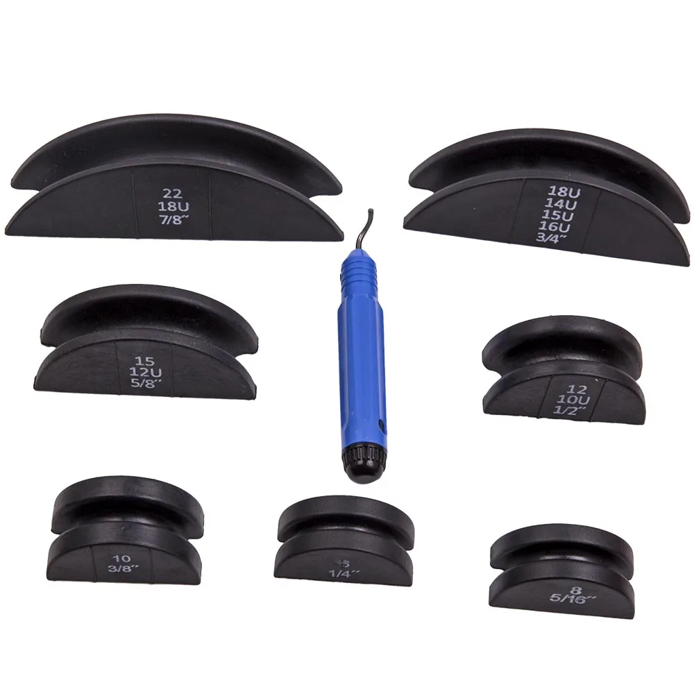 Pipe Tube Bender HVAC Refrigeration Ratchet Bending Cutter Deburring Tool Kit for Sanitary
