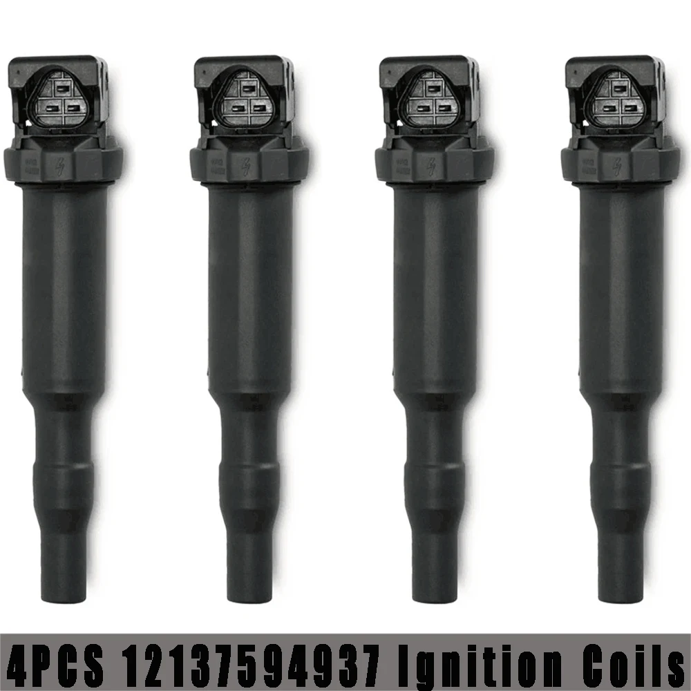 For BMW E60 E82 E90 E92 F10 F12 F13 135i 330i 335i 530i 550i 650i 740i 750i 4PCS Ignition Coils OE# 12138647689,12 13 7 571 643