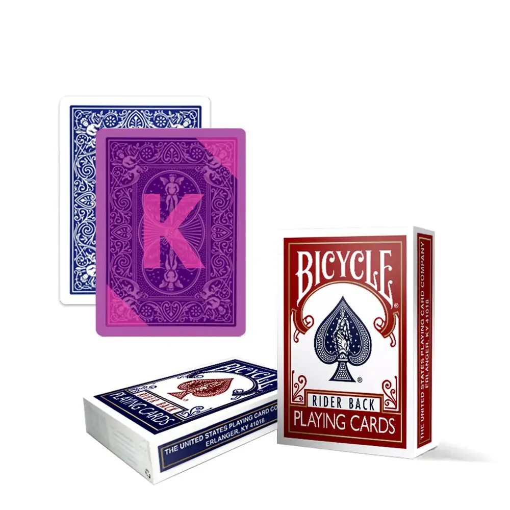 

Infrared Marked Bicycle RIder Back Plastic Playing Cards For Infrared Sunglasses & Infrared Contact lenses (Only Cards)