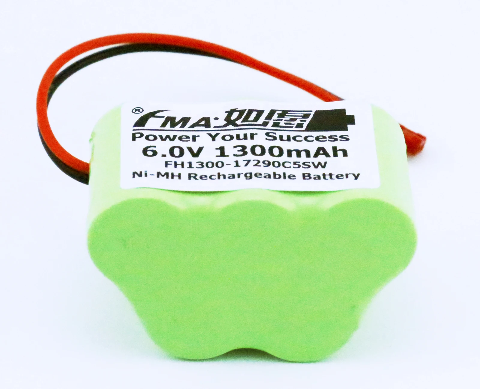 Bateria recarregável ni-mh, 6v, 1300mah, 1/2a, 2/3a, para dispositivos receptores, controle remoto sem fio, célula de alimentação de substituição de longa duração