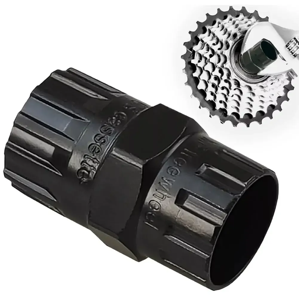 1PC NUOVA Manicotto Della Bicicletta Della Bici Ruota Libera Della Bicicletta Ghiera Della Bici di Rimozione Per Volano Rotativo Manicotto Ruota Libera Strumento di Riparazione In Lega Nera