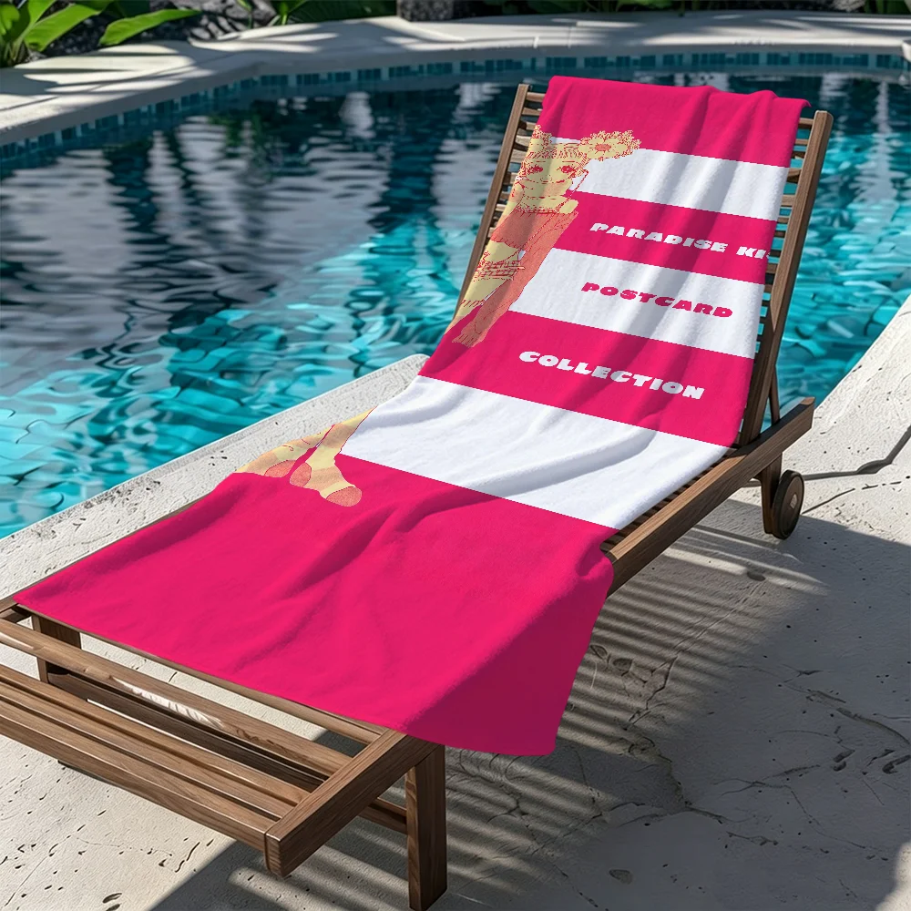Anime P-Paradise Towel Large Quick-Drying K-kiss Microfiber soft Beach Towel for Travel Fitness Sauna Bathing Camping