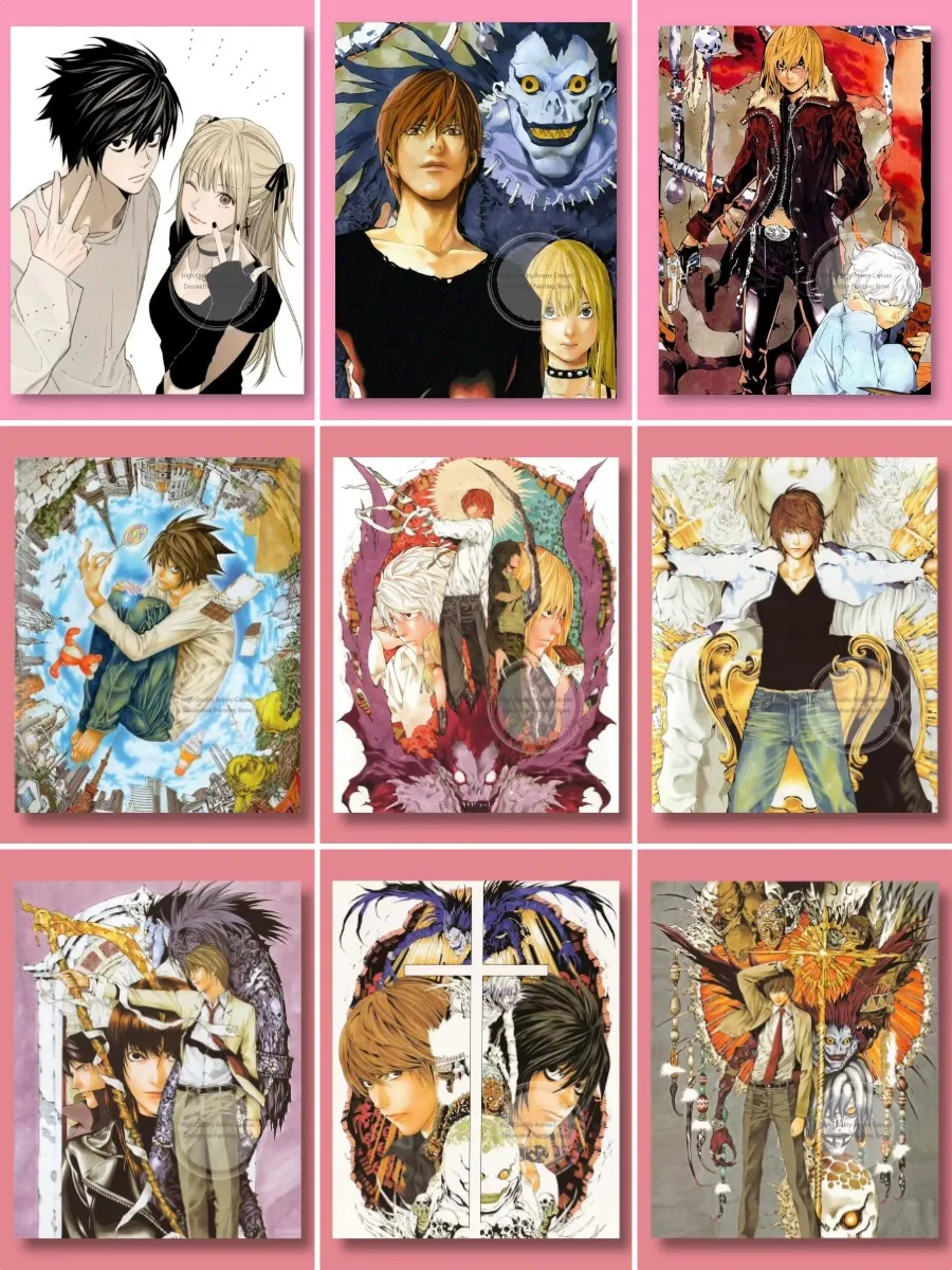 

Diamond Painting Kit 5D DIY Death Note Anime Diamond Embroidery Cross Stitch Handmade Art Gift Crafts Home Decor Gift