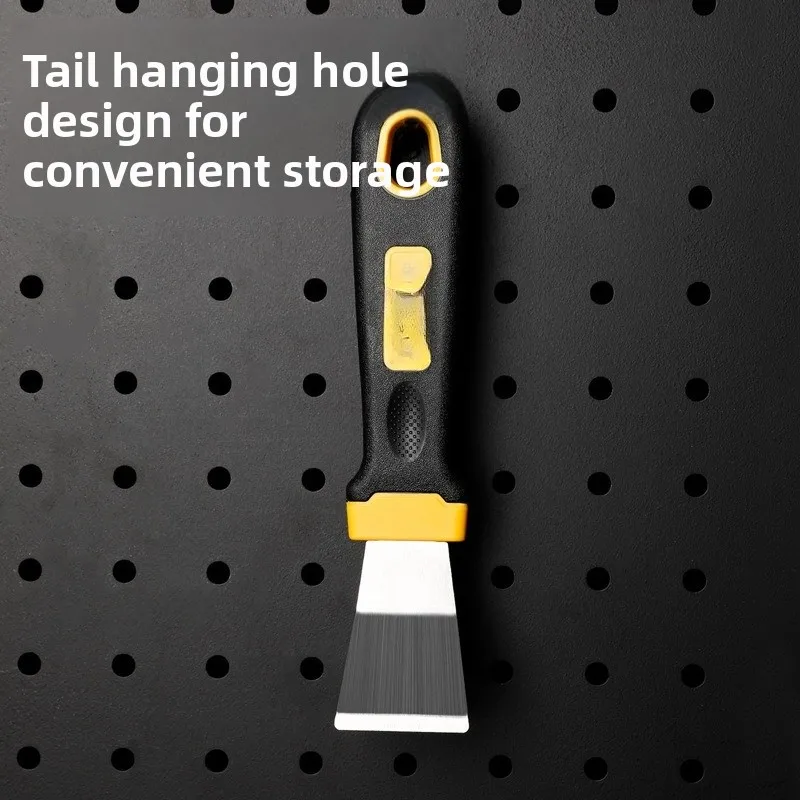 Oil spatula 1.5 inch curved edge, scraping oil glass spatula