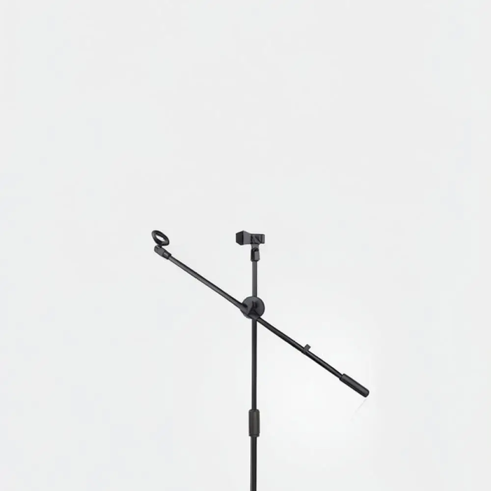 Portable Studio Mic Stand Tripod With Adjustable Boom Arm Durable Holder For Audio Recording Streaming Stage Performance
