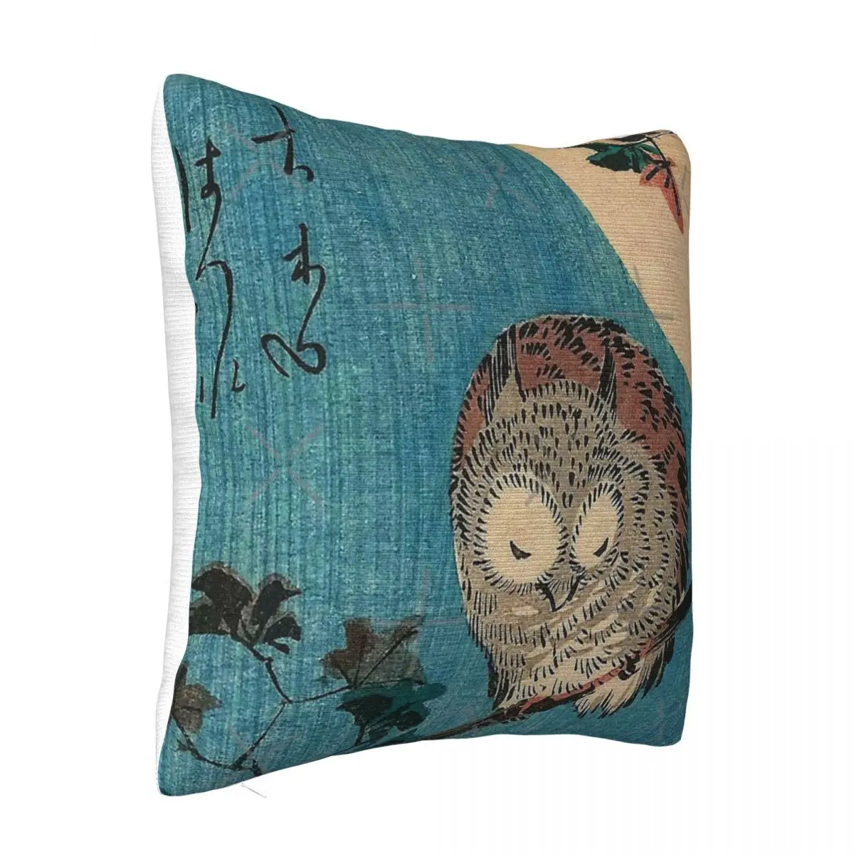 Hd Small Horned Owl On Maple Pillow Home Decor Items Room Decorating Items Pillow Case Pillow Cover