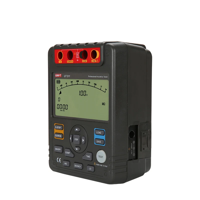 UT511 ac dc insulation resistance tester 9999 count with bar graph display