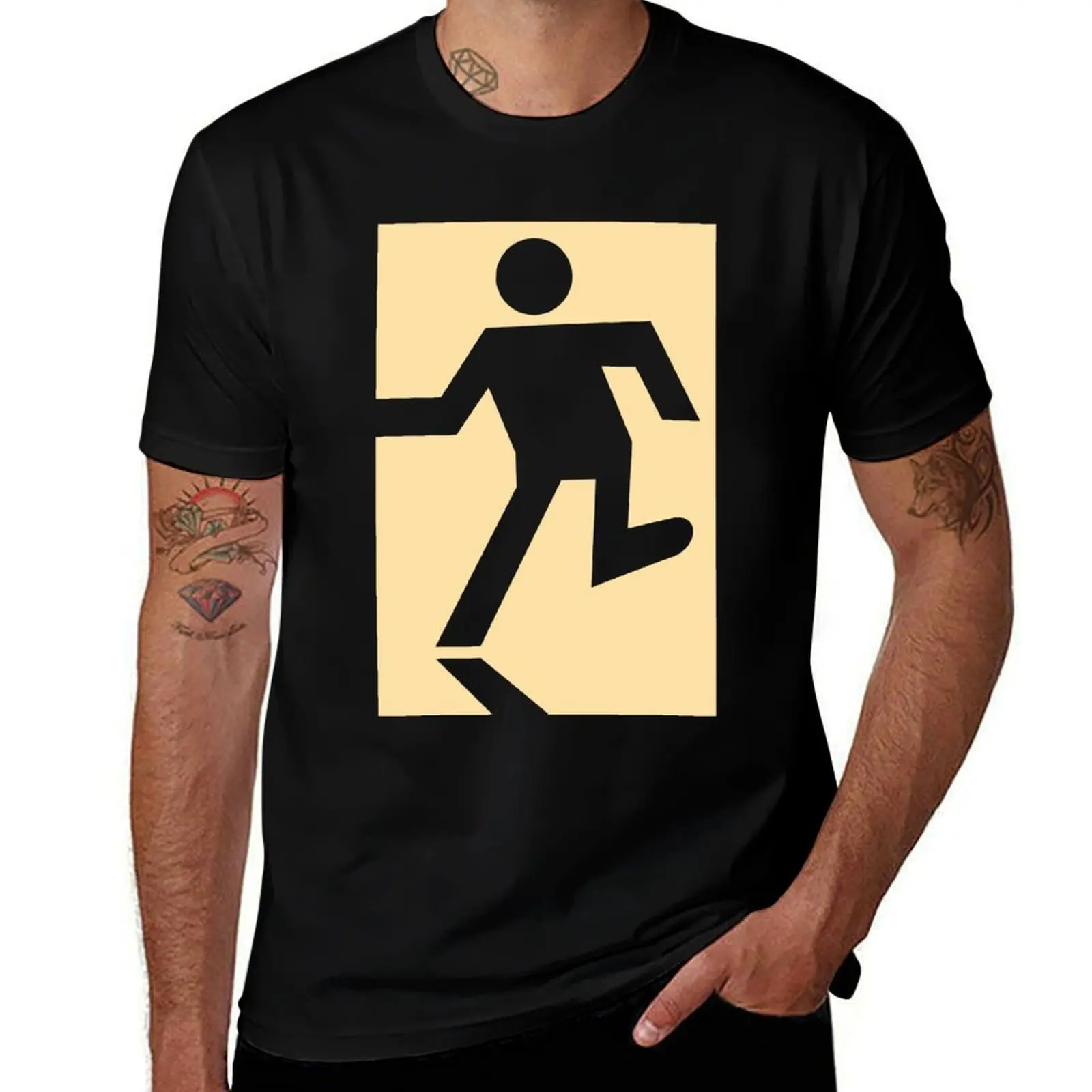 

Running Stickman Onizuka T-Shirt funny shirt cotton cute tops summer top plus sizes t shirts men