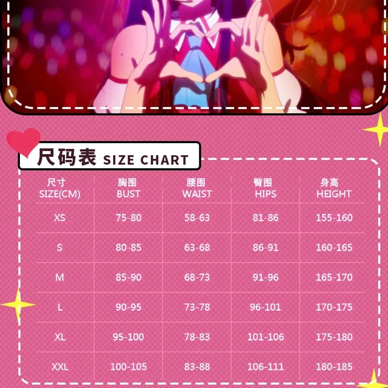 in Stock XS-XXL Ai Hoshino Costume Wig Oshi No Ko Cosplay Lolita Dress Halloween Role Play for Womanx;8'm6,