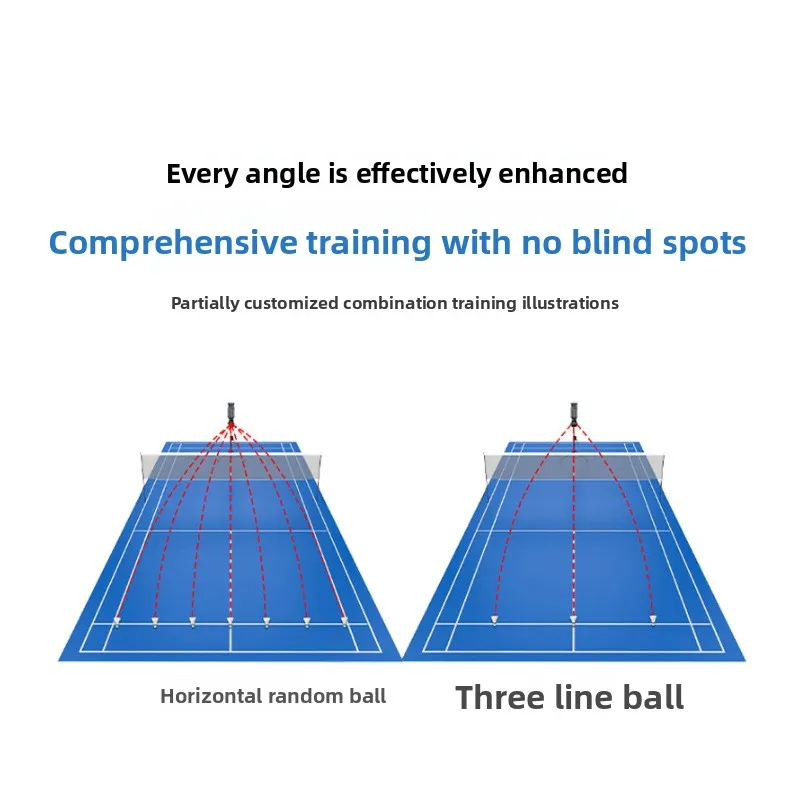 Badminton Tee Machine Does Not Card The Ball  Portable Teen  Intelligent Youth Training Electric No Brake  easy  to use