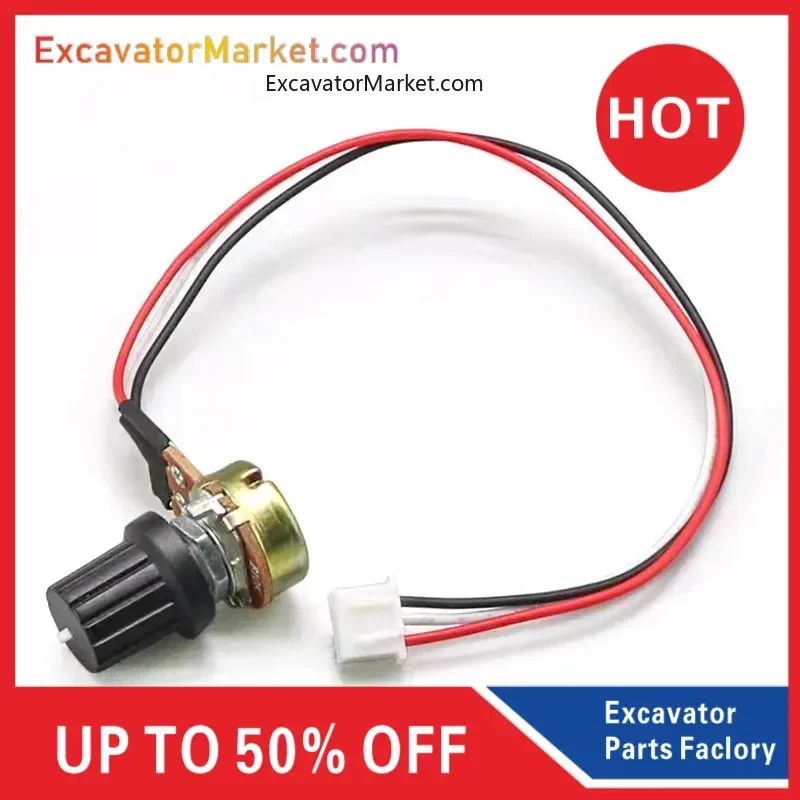 

For excavator Excavator accessories for XGMA 822 old-fashioned throttle knob switch throttle switch