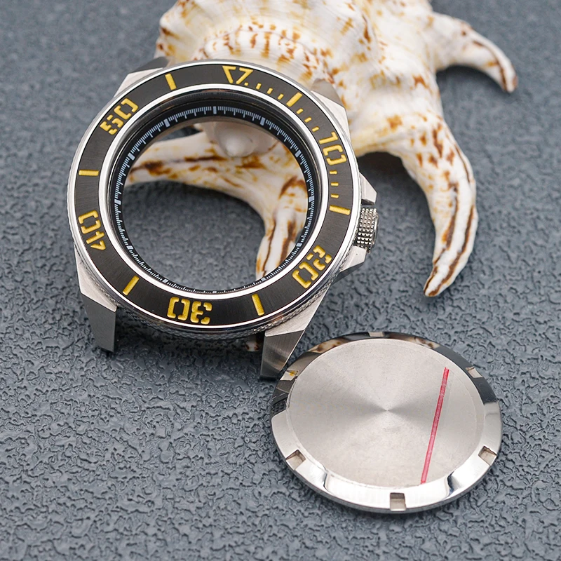 

NH35 Case Stainless Steel Seiko Bezel Insert Fits NH35 NH36 Automatic Movement 200M Waterproof King Samurai Series SRPE33K1