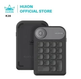 huio K20 keydial mini keyboard, drawing tablet, for PC and mobile phones, 18-key keyboard and dial controller, upgraded version