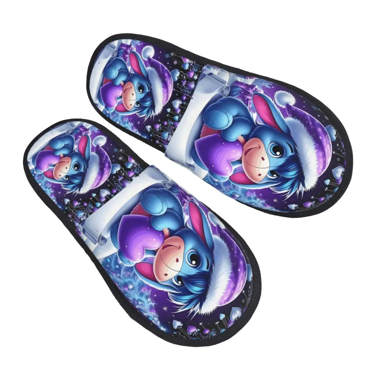 

Изготовленные на заказ домашние тапочки из мягкой пены с эффектом памяти, женские милые удобные теплые нескользящие тапочки в стиле аниме с Винни-Пухом