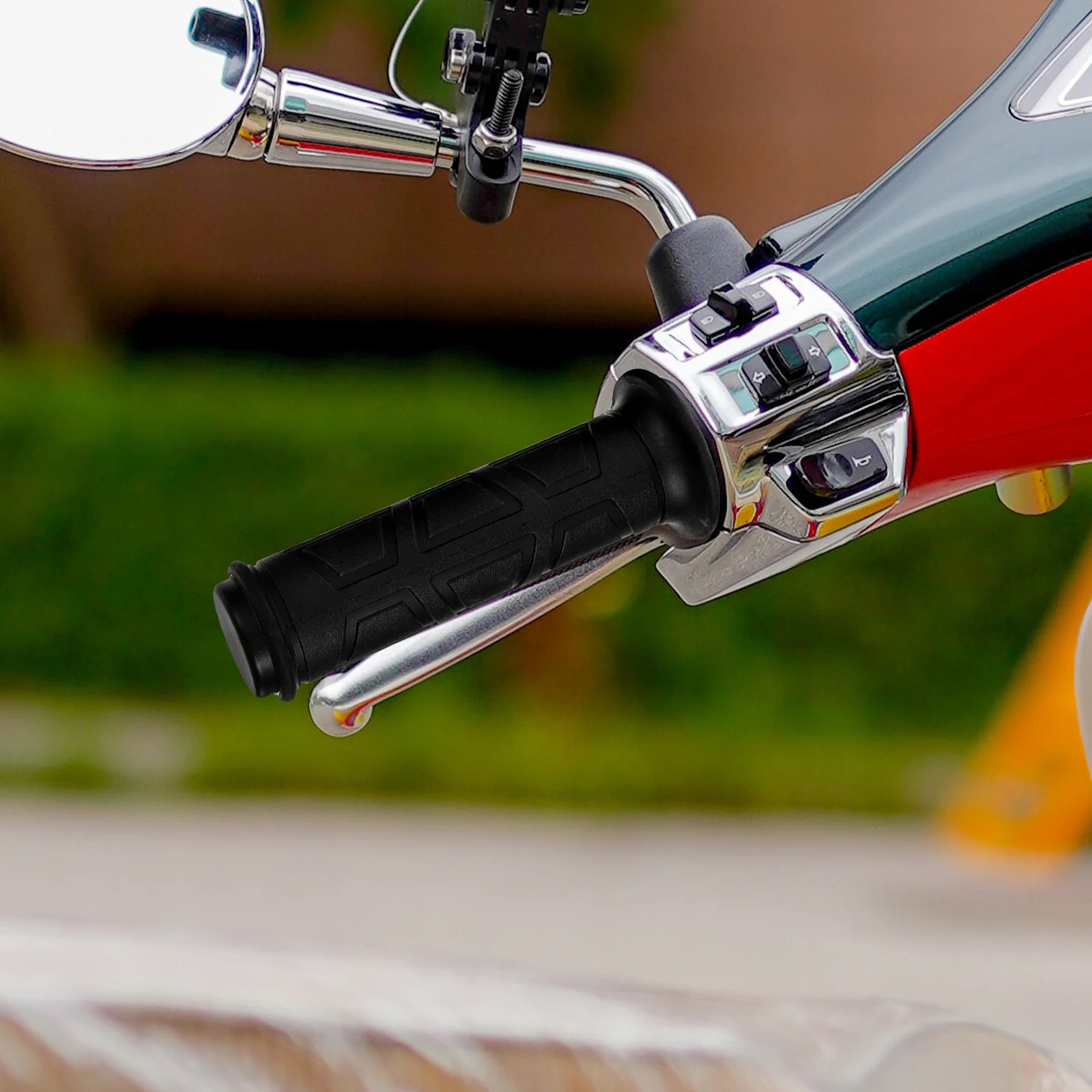 

Heated H Grips Warmer Universal Rubber Black 22mm Motorcycle Temperature Adjustable Switch