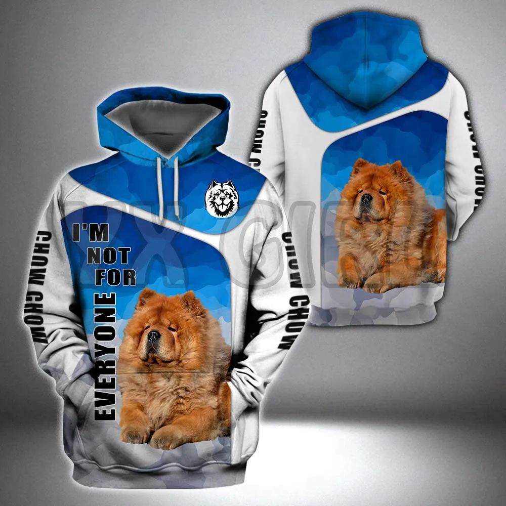 Eu não sou para todos shar pei 3d impresso hoodies unisex pullovers engraçado cachorro hoodie casual rua agasalho