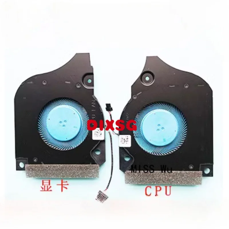 Ltop cpu gpu cooling fan cooler radiator For   Gae book 17 G7 7790 NS8CC08-18G29N S8CC09-18G30 12V 0.5A