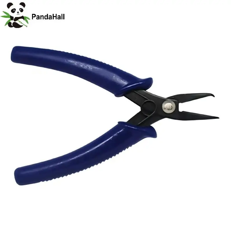 PandaHall 1 szt. Szczypce do biżuterii, otwieracz do kółek łącznikowych, narzędzie do polerowania w kolorze gunmetal, narzędzia do wyrobu biżuterii, około 140 mm długości