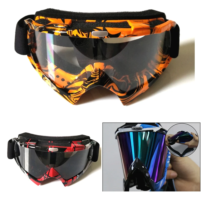 Adult Cycling Glasses Motocross Gafas Women Man Glasses Outdoor Sports Sunglasses Bicycle Skiing Windproof Anti-glare Glasses