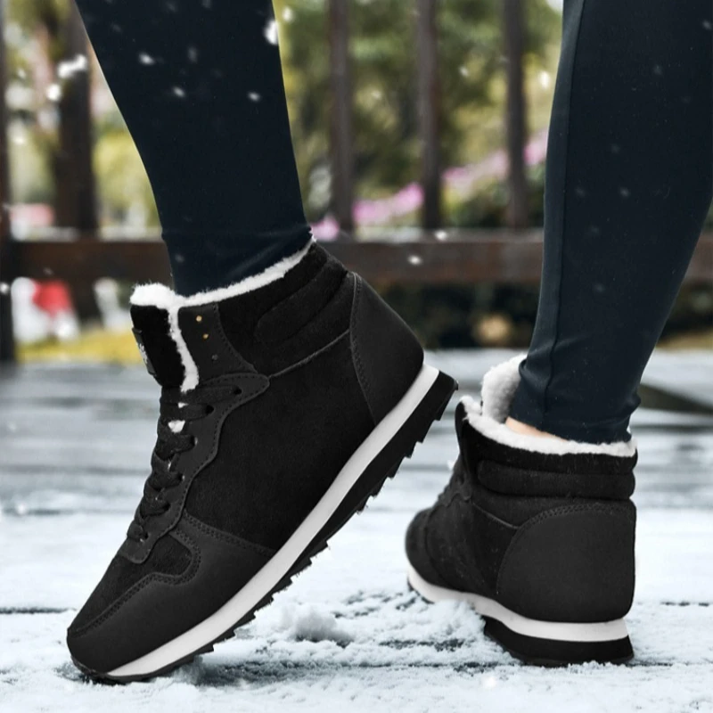 

Зимние мужские и женские зимние ботинки для пар, северо-восточные морозостойкие утепленные водонепроницаемые теплые спортивные хлопковые ботинки на флисовой подкладке большого размера