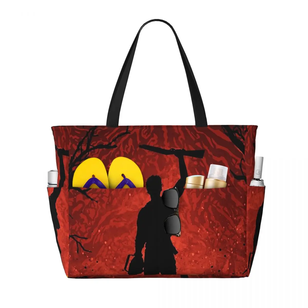 

Ash Evil Dead Beach Tote Bag Sport Gym Yoga Duffle Large Tote Bag Women Travel Bag Fitness bag