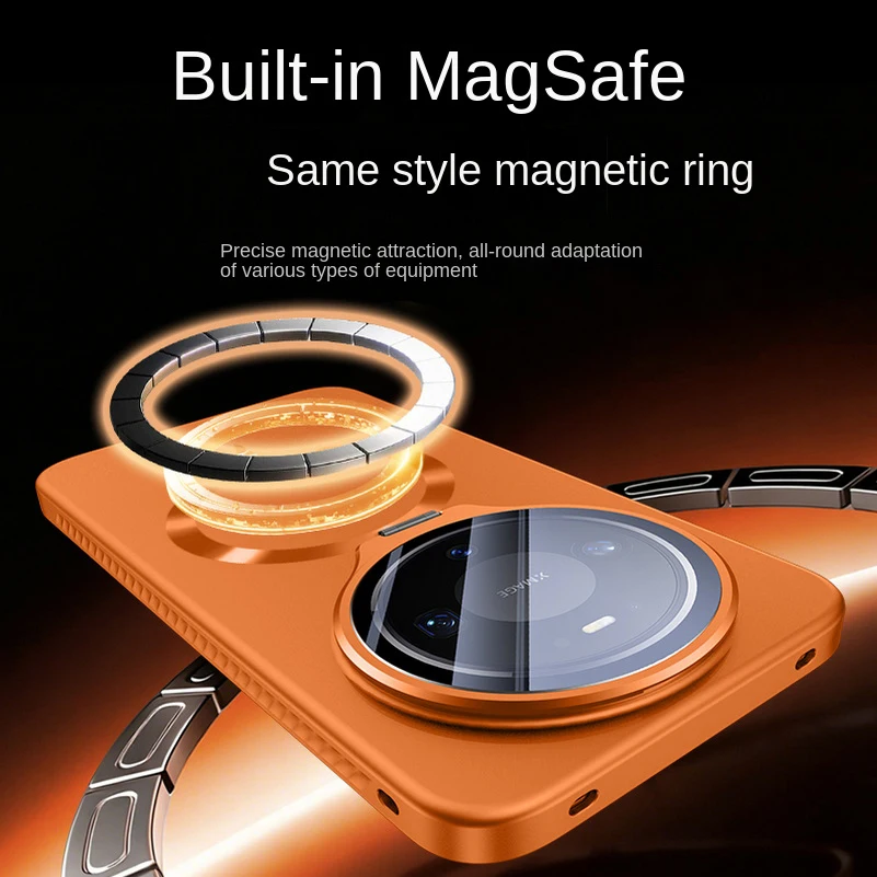 For Magsafe Case For Huawei Mate 80 Pro Max Mate80 Pro70 Matte Magentic Wireless Cover Camshield Invisible Camera Holder Bracket
