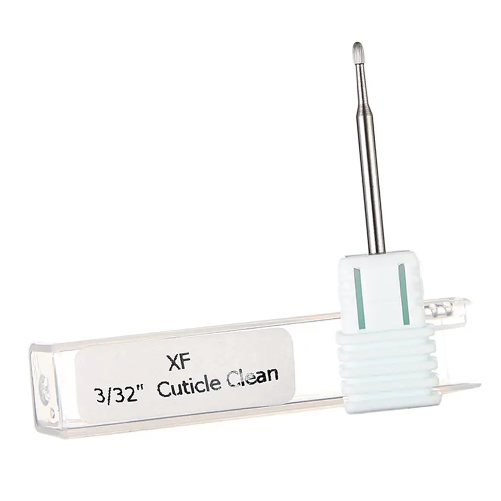 Foret de sécurité pour lime à ongles en acier au tungstène, manucure en carbure pour le nettoyage et le retrait des cuticules, le polissage