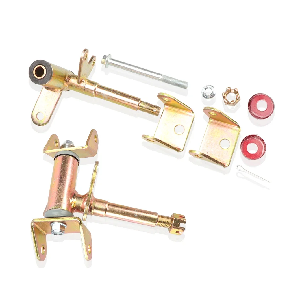 

1 пара 17 мм шпинделя поворотной стойки рулевой стойки подходит для китайского ATV 49cc 50cc 70cc 90cc 110cc Go Kart Buggy UTV Quad Bike Moto Parts