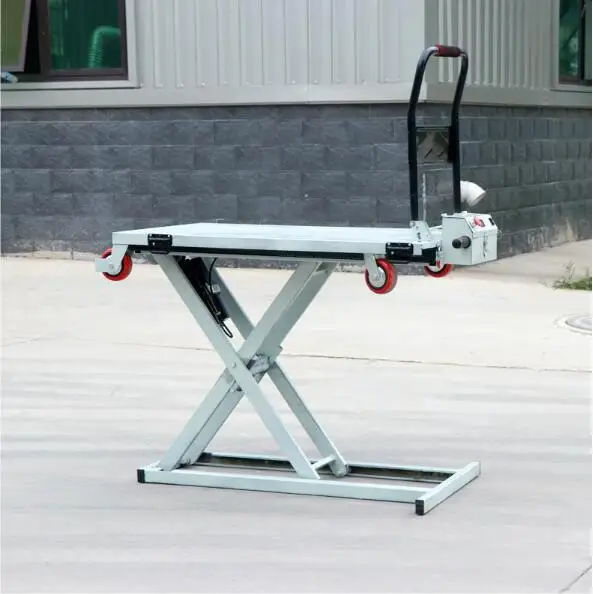 Forklift Electric Stacker Hydraulic Handling Truck Small Mobile Elevator Manual Forklift for Unloading