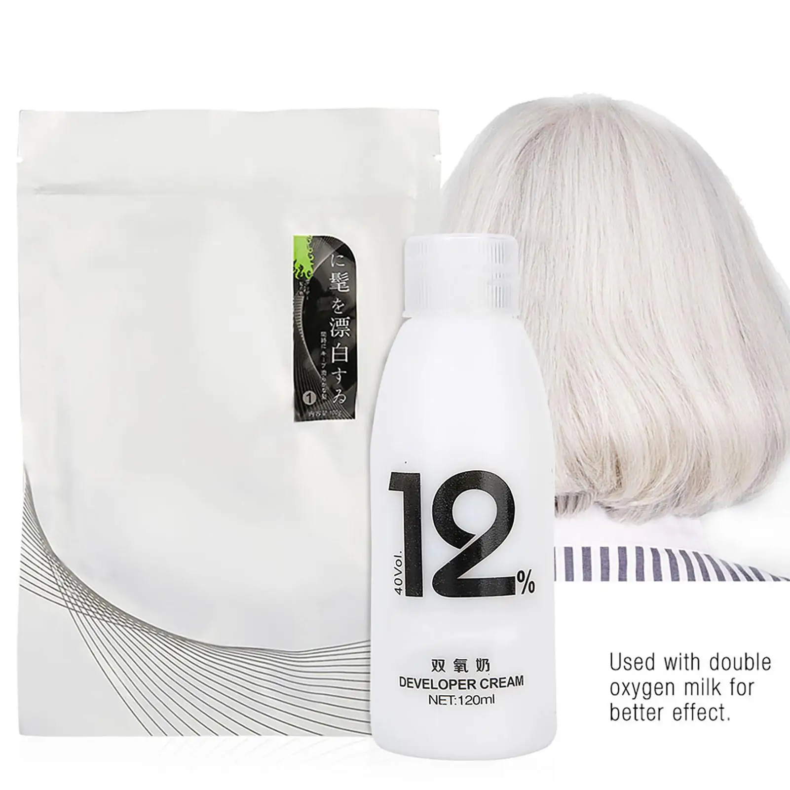 100g Non-toxic Hair Whitening Cream Salon Lightening Bleaching Dye - Hairdressing Powder & Wax