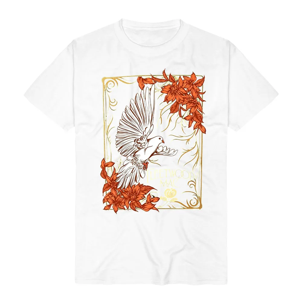 Fleetwood Mac The Dove T-Shirt Art Nouveau Orchestra Art Font Gothic Aesthetic Round Neck Pure Cotton Short Sleeve Aldult Unisex