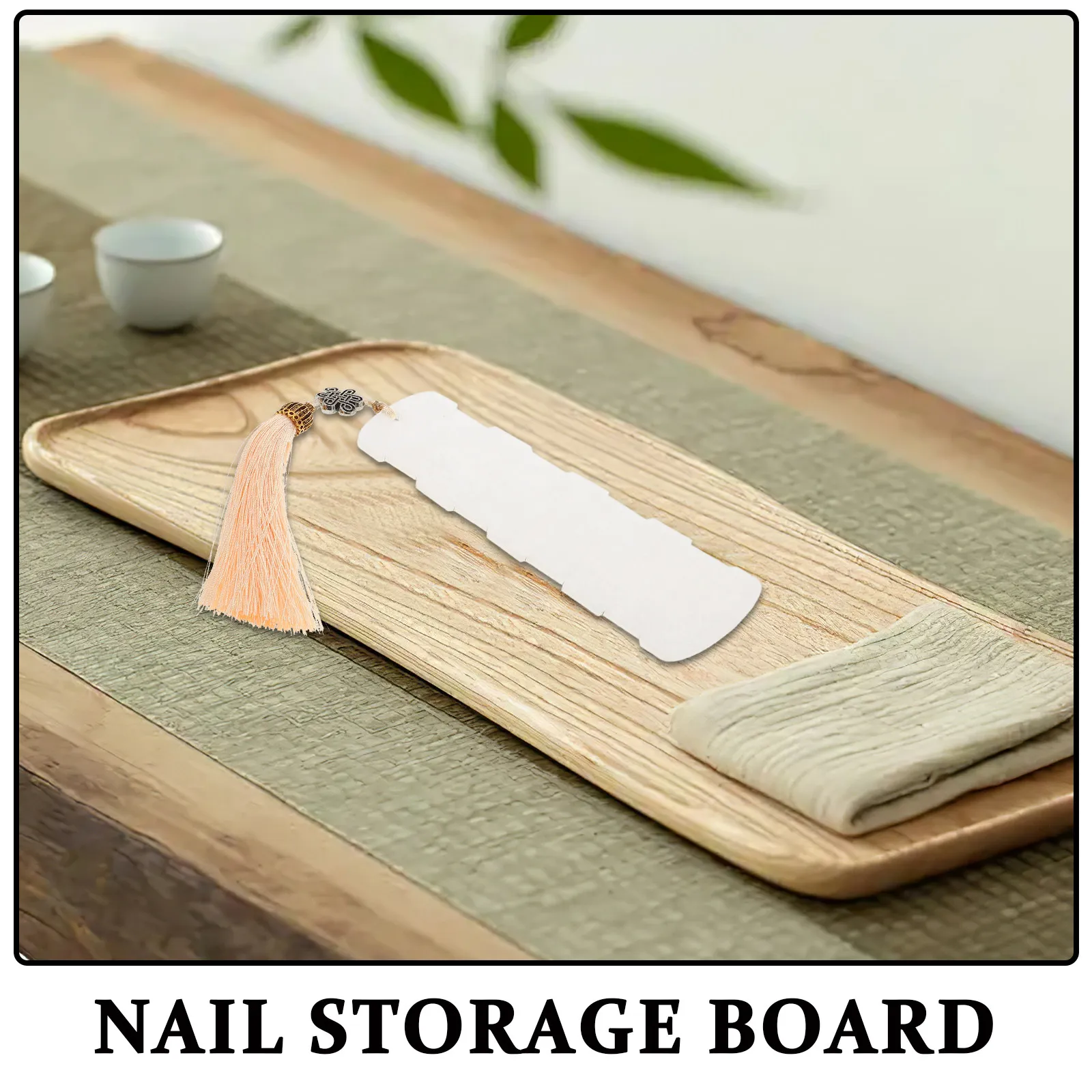 Guzheng Nail Storage Board Rectangular Acrylic Organizer for Guzheng Pipa Guitar Finger Picks Convenient Space Saving view 4