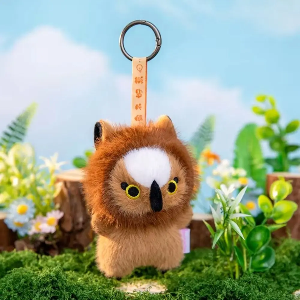 Children The Unyielding Chicks Series Owl Keychain Mallard Adorable Chickens Keychain Mini Lightweight Macaw Pendant Car Key