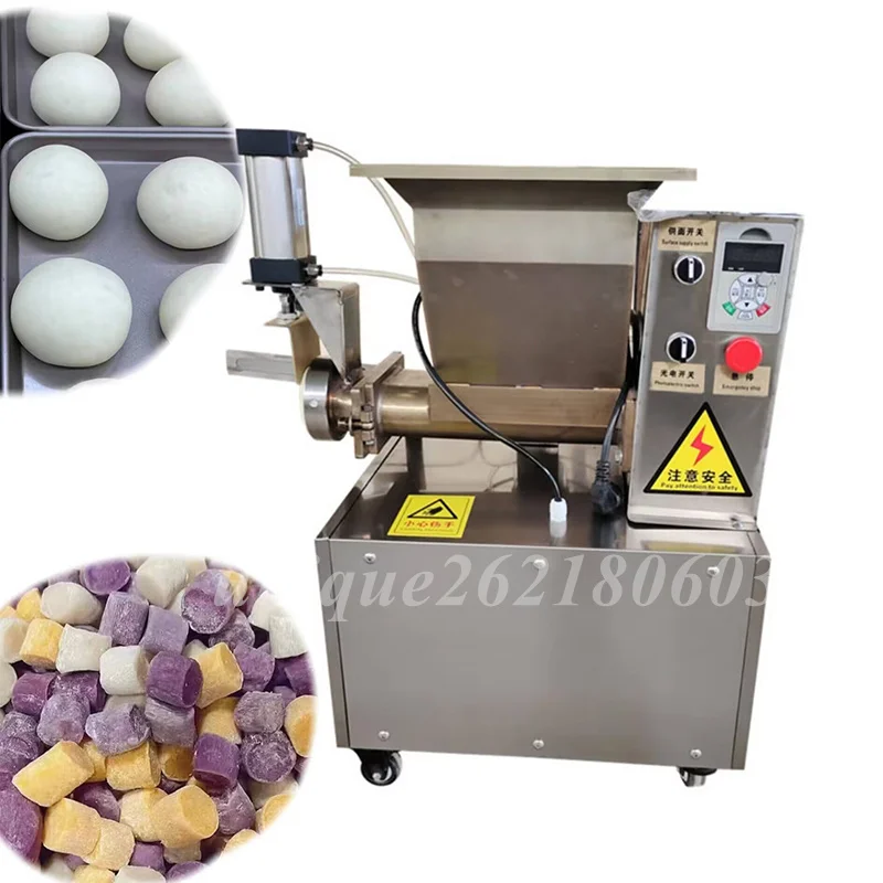 

New Style Dough Divider 220V/110V Bakery Bread Dough Divider Machine Rounder with 3 Molds Fully Automatic Taro Ball Splitter