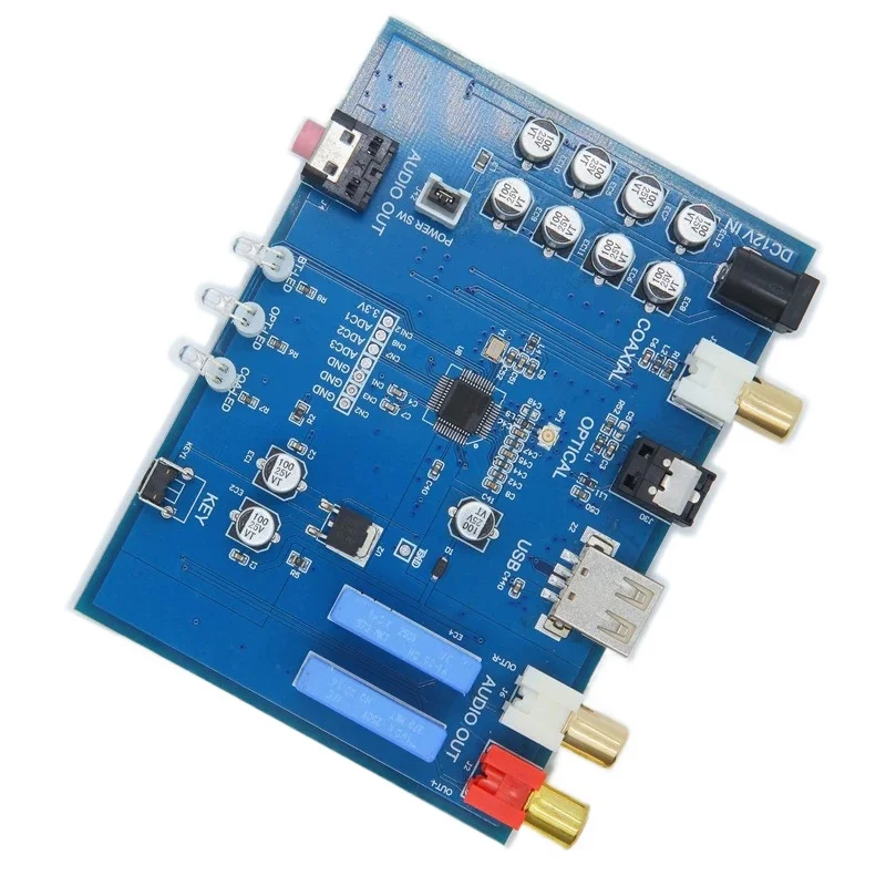

Dac audiophile-grade hifi decoding 192khz 24bit optical coaxial usb bluetooth 5.0 receiver can be used as a usb flash drive