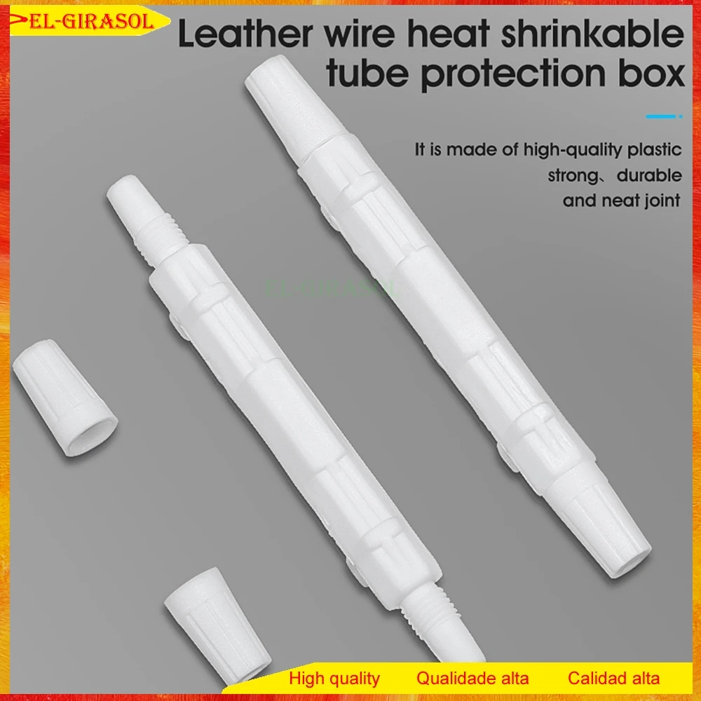 Caja de protección de fibra óptica, Cable de caída Circular de tipo abierto, Tubo termorretráctil, caja de protección de soldadura FTTH