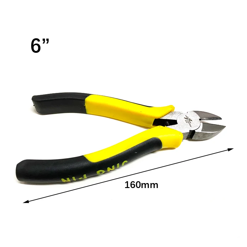 6 "/8" Diagonale Tang Krimptang Wire Stripper Multi Gereedschap Chroom Vanadium Staal Diagonale Zijsnijtang wire Cutter