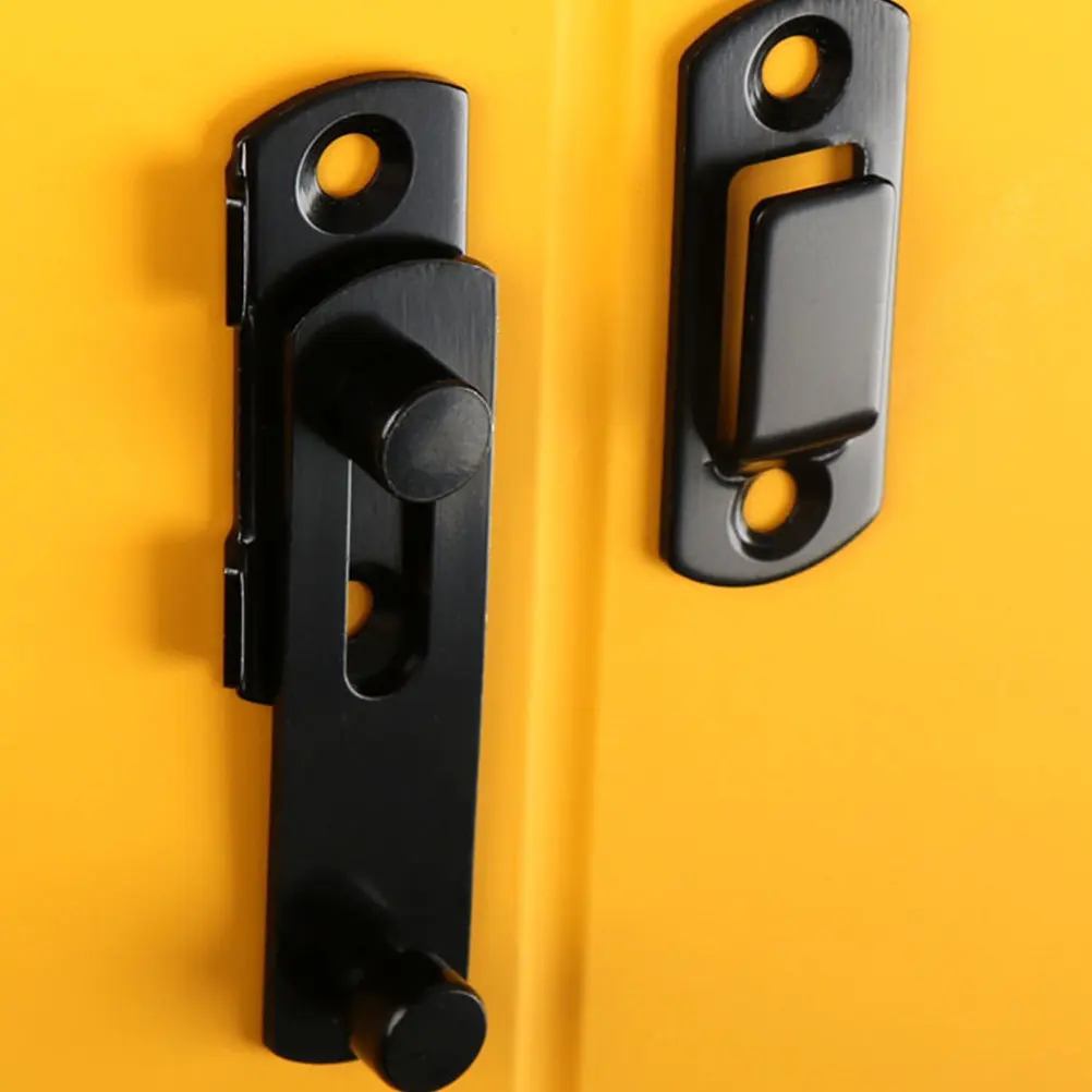 

Комплект из 3-х дверных засовов из нержавеющей стали: раздвижные замки-защелки для деревянных и металлических дверей, а также для сараев, навесов и ящиков. Фурнитура для обеспечения безопасности.