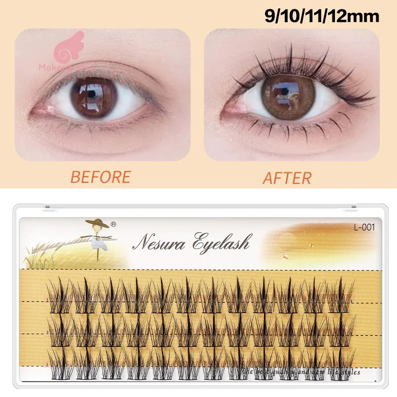 

Прививка ленивого мороженого, накладные ресницы, натуральные мягкие сегментированные облачные трилогические самоклеящиеся прививки, ресницы интернет-знаменитостей