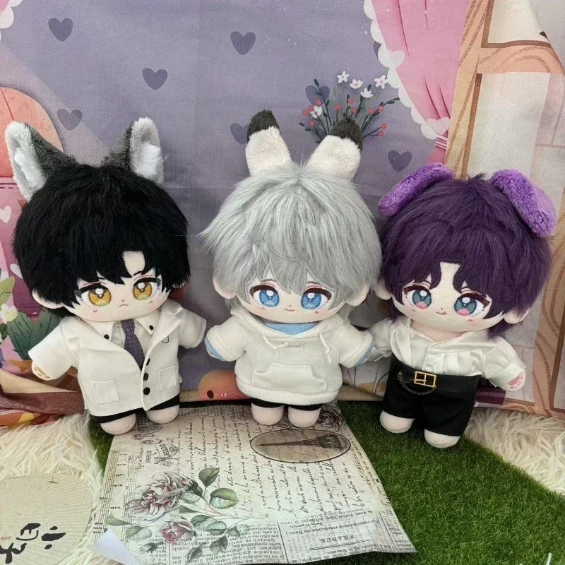 20cm-game-love-and-deepspace-rafayel-kawaii-cosplay-plushies-doll-cartoon-anime-model-dress-up-clothing-plush-toy-figures-gift