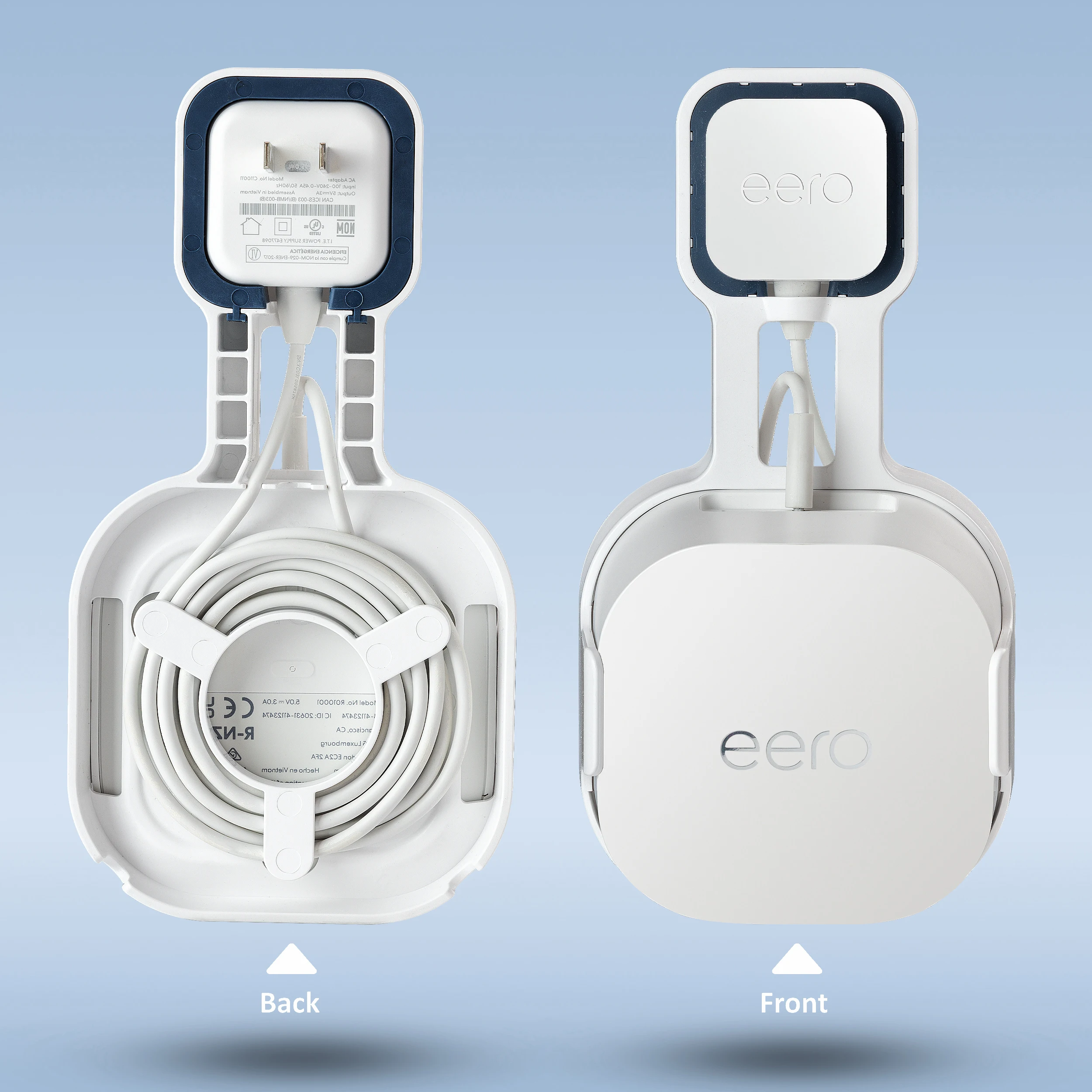 Outlet Wall Mount Holder for Eero 6 or Eero 6+ Mesh Wi-Fi System, No Messy Wires, Easy to Install Mount