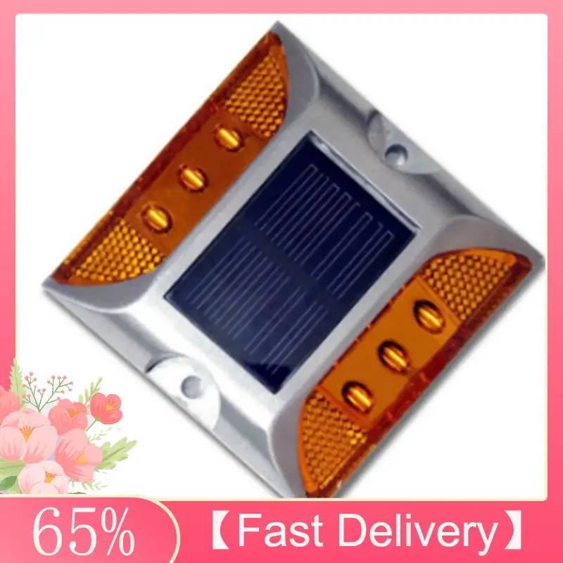 ~Latest Model Ground Marker Lights Double-Sided Warning Light Cast Aluminum Road Stud Lights At Night