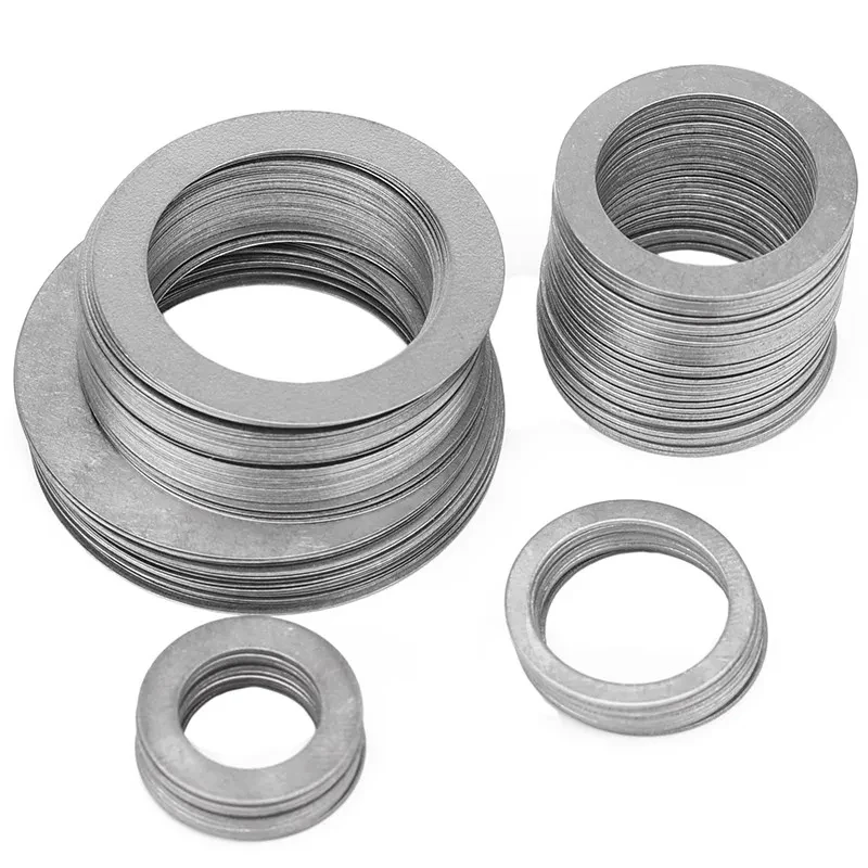 M3 M4 M5 304 Stainless Steel Ultra Thin Flat Washers 0.1 0.2 0.3 0.5mm Thickness