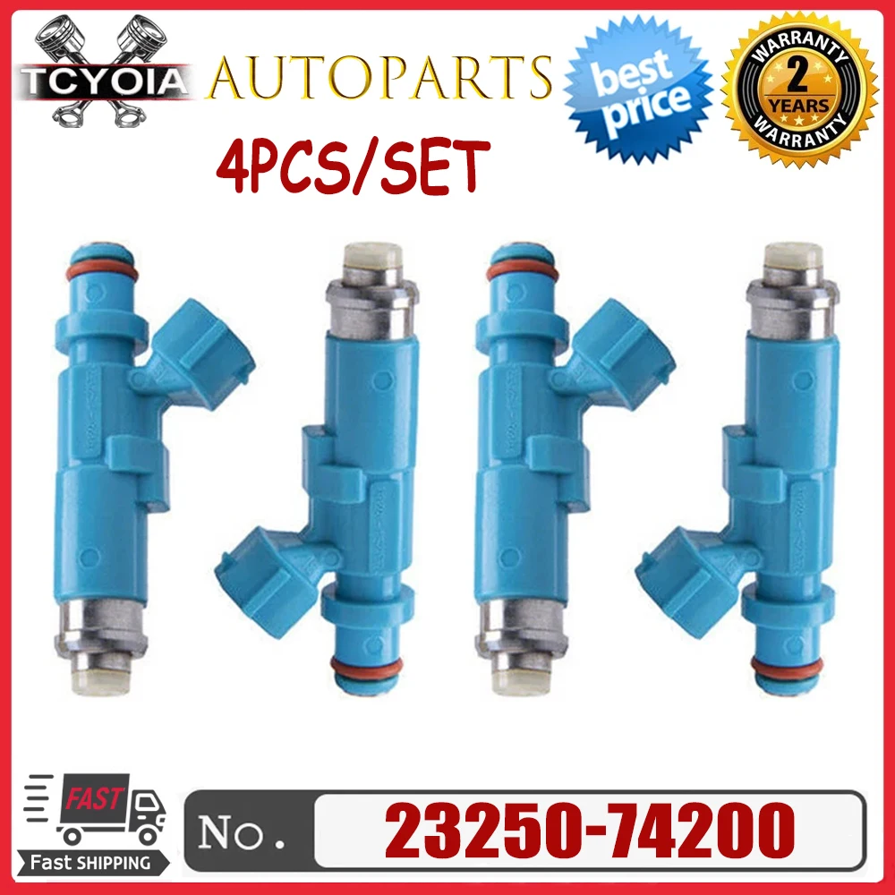 

Новый 4 шт./лот топливный инжектор 23250-74200 подходит для 97-02 Toyota Caldina MR2 4Runner Celica Corolla ST215 3SGTE 2.0L 23209-74200