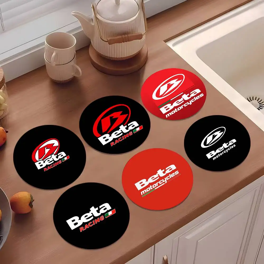 B-Beta Racing Coasters 10cm Round Wooden Suitable For Drinks Tea Coffee Home Gift Choice Holidays