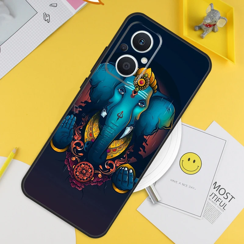 Ganesh Elephant God Case For OPPO Reno 5 Lite 4 6 7 8 10 8T 5Z 4Z 2Z OPPO Find X6 Pro X5 X2 Lite X3 Neo Cover