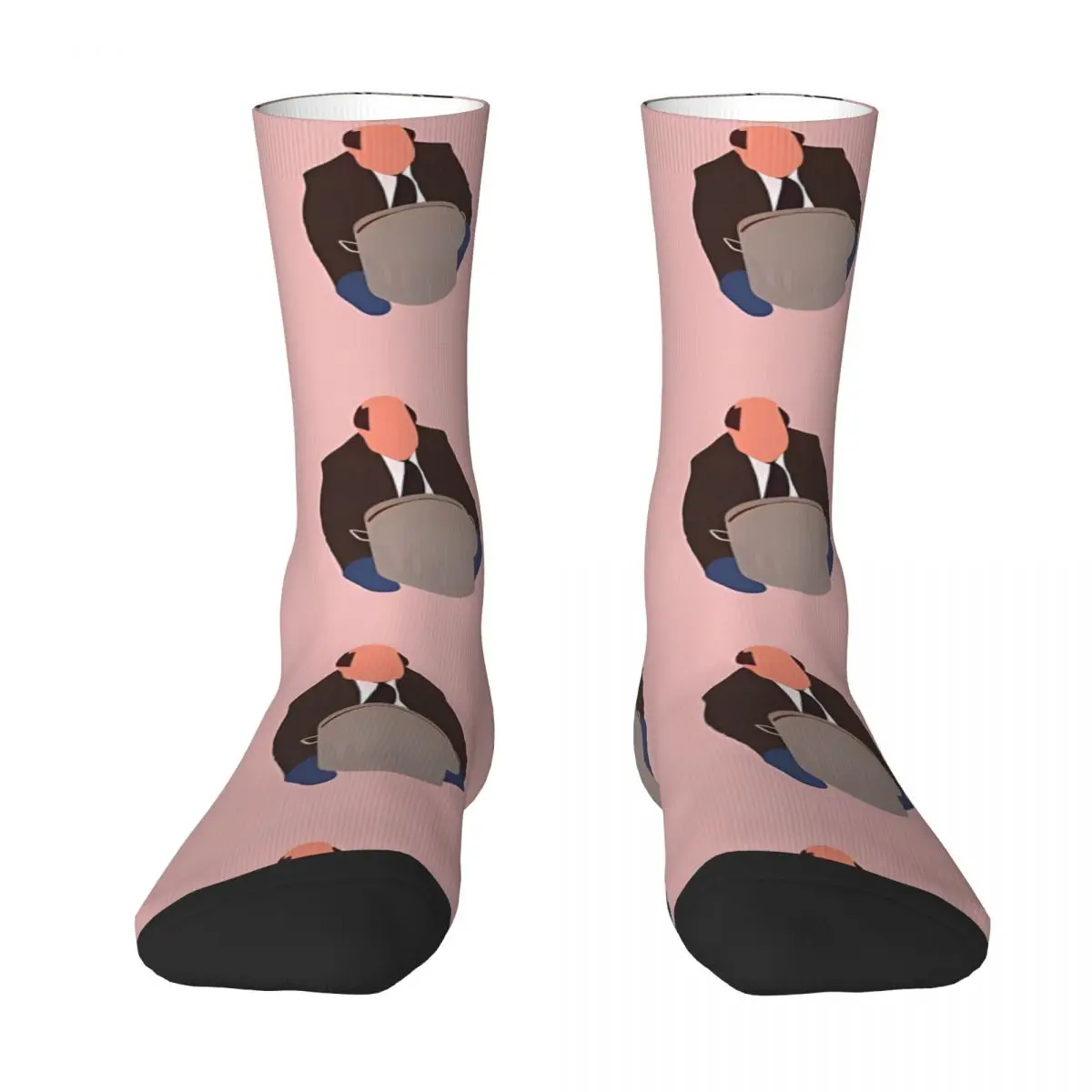 Pink Kevin's Famous Chili Kawaii Socks Gym Cartoon Pattern Socks